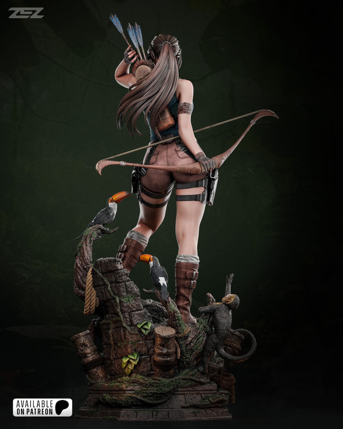 Lara Croft Statue