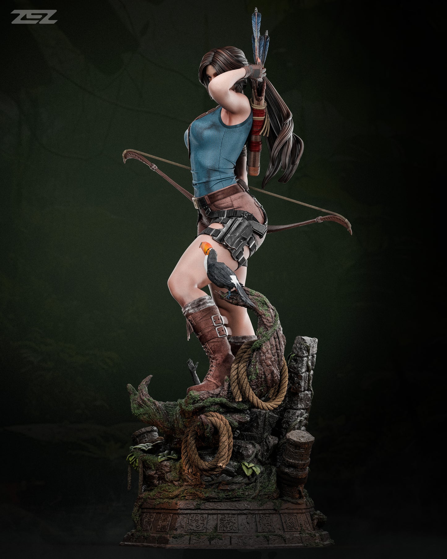 Lara Croft Statue