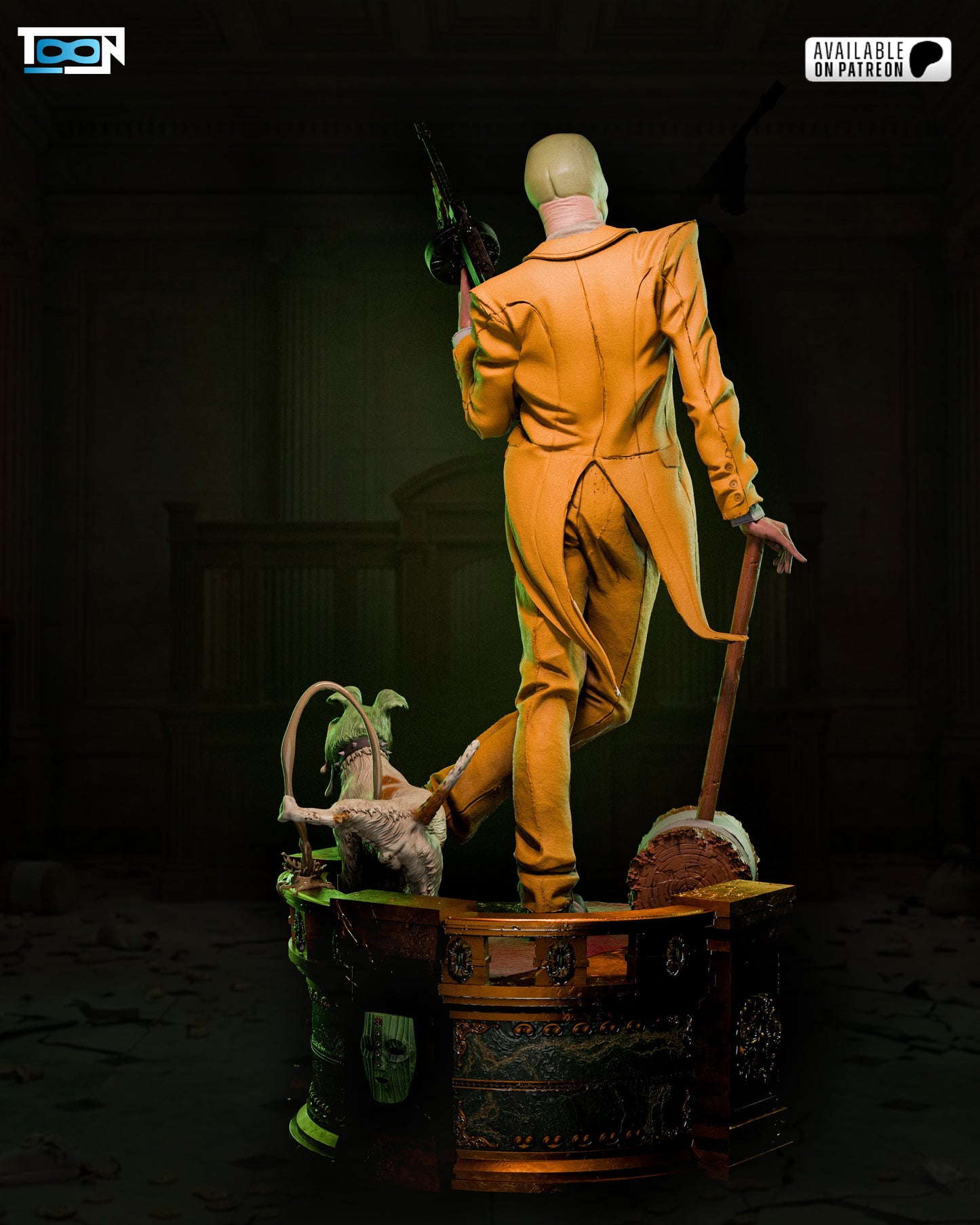 The Mask Statue 3D-Printed Kit