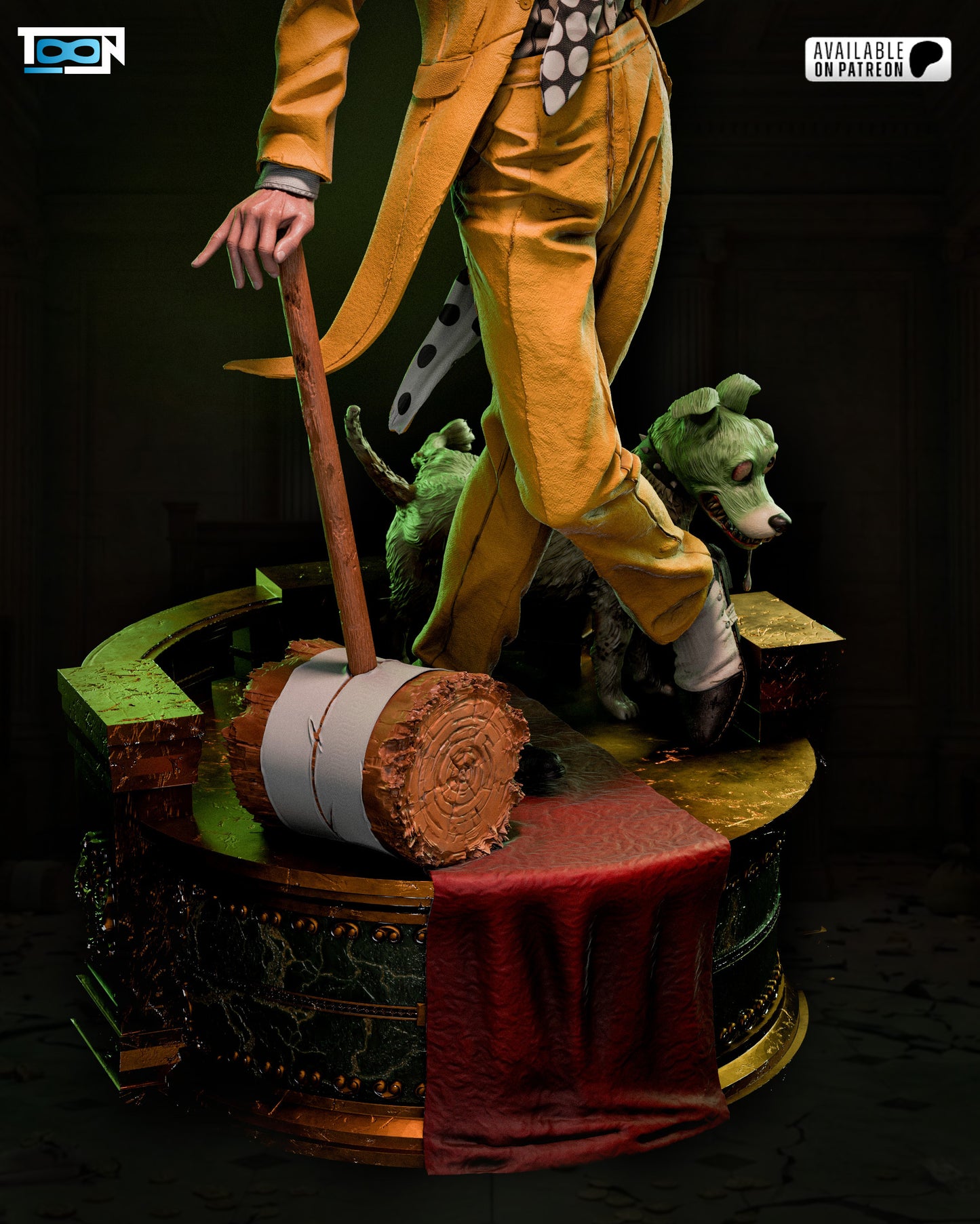 The Mask Statue 3D-Printed Kit