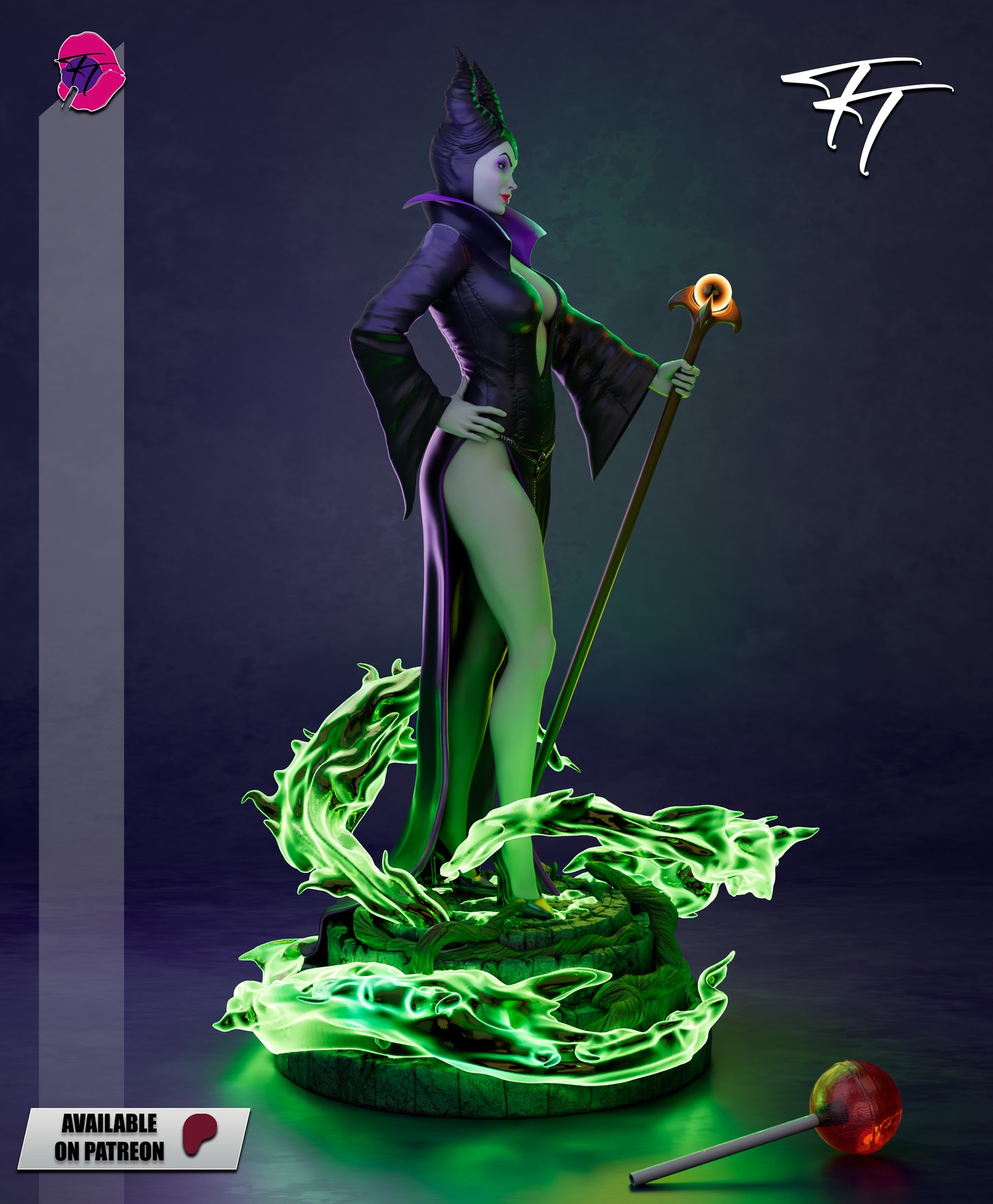 Maleficent Statue
