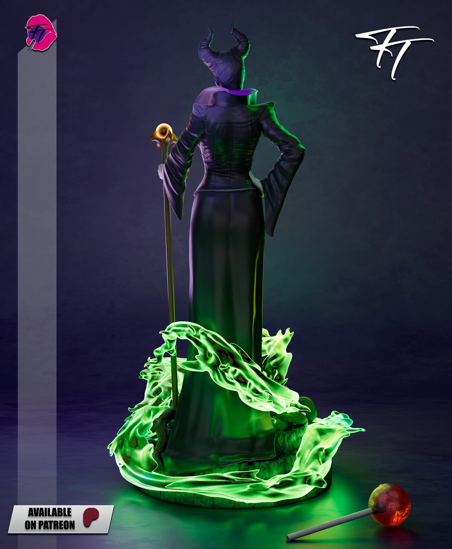 Maleficent Statue