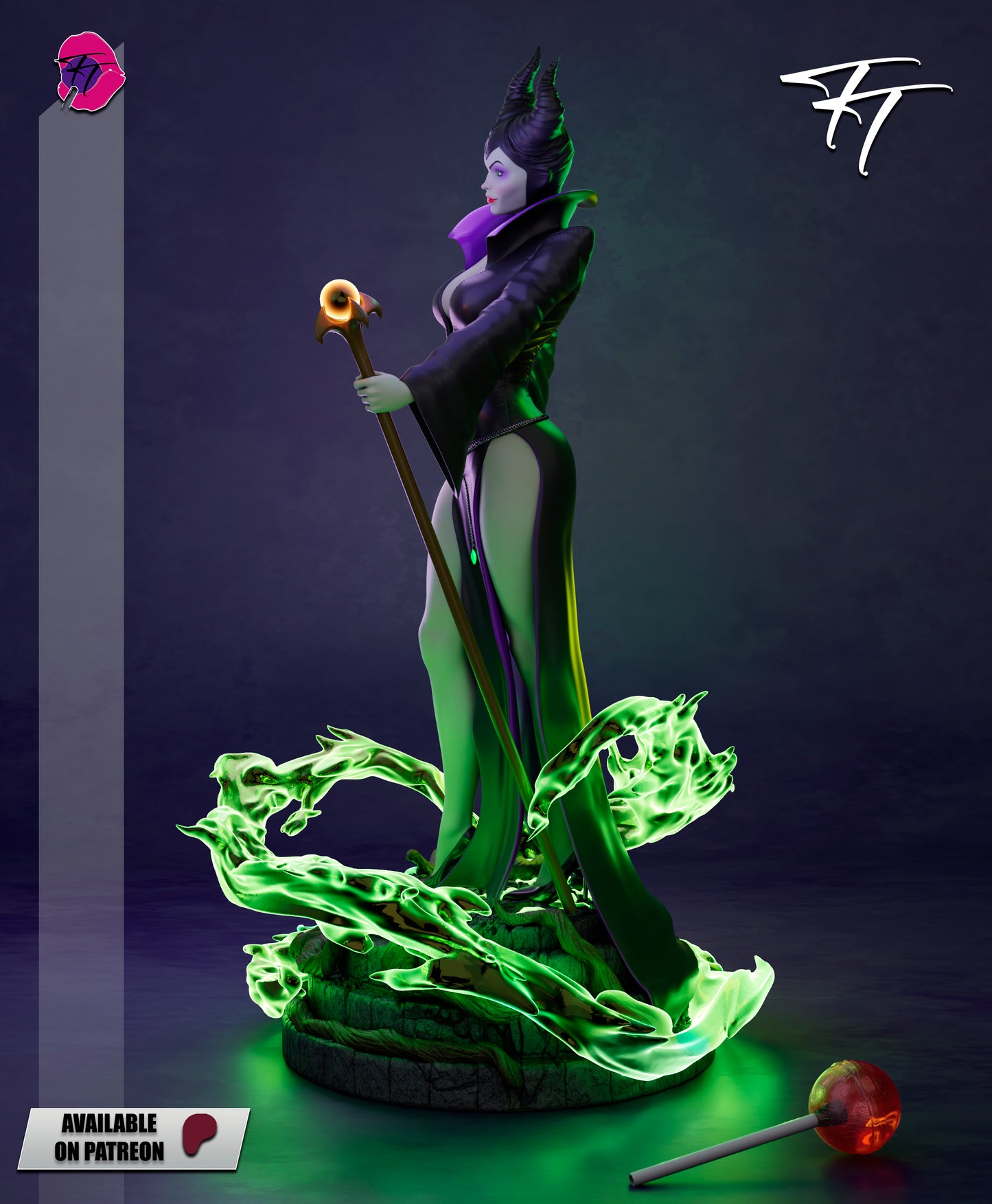 Maleficent Statue