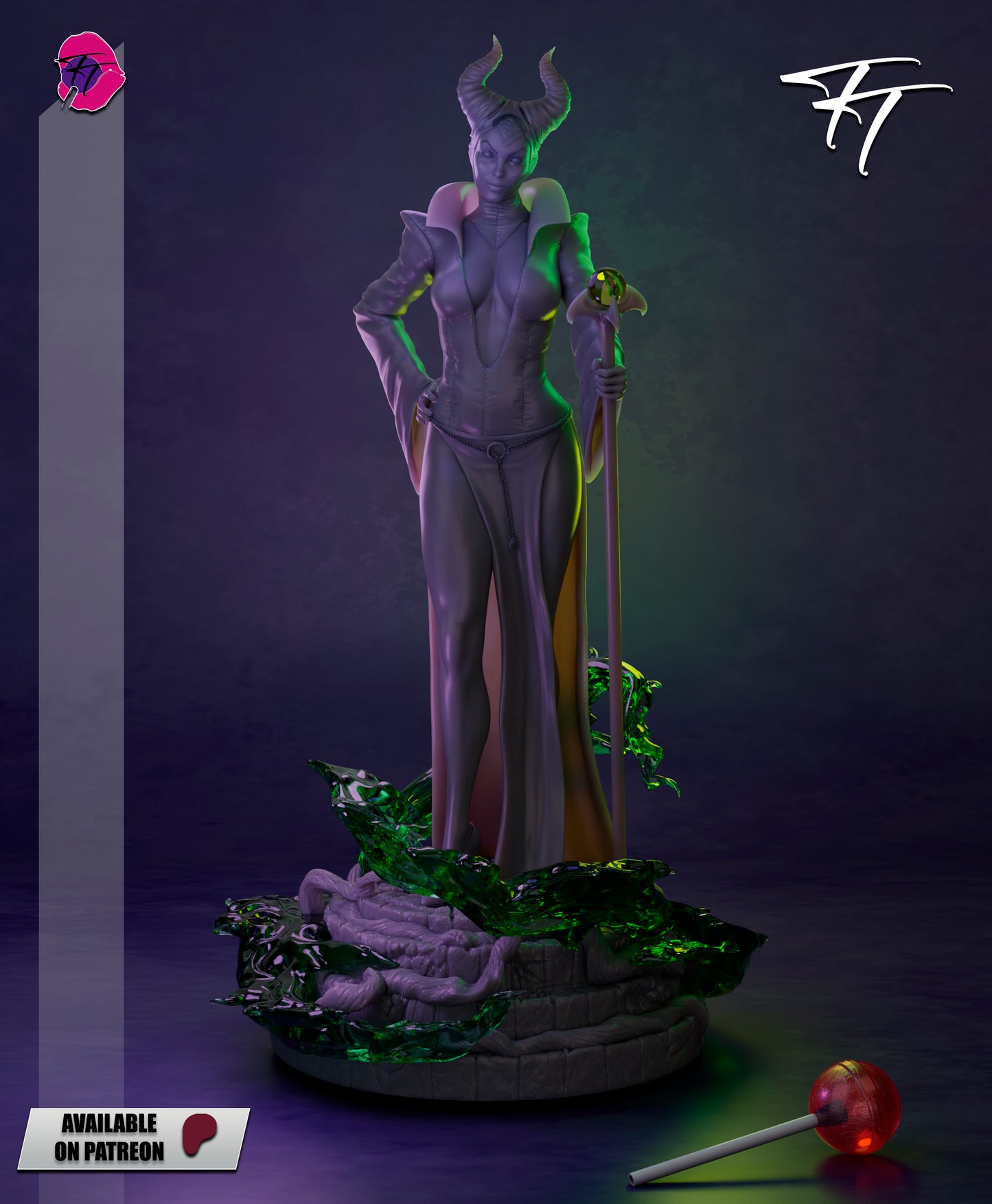 Maleficent Statue