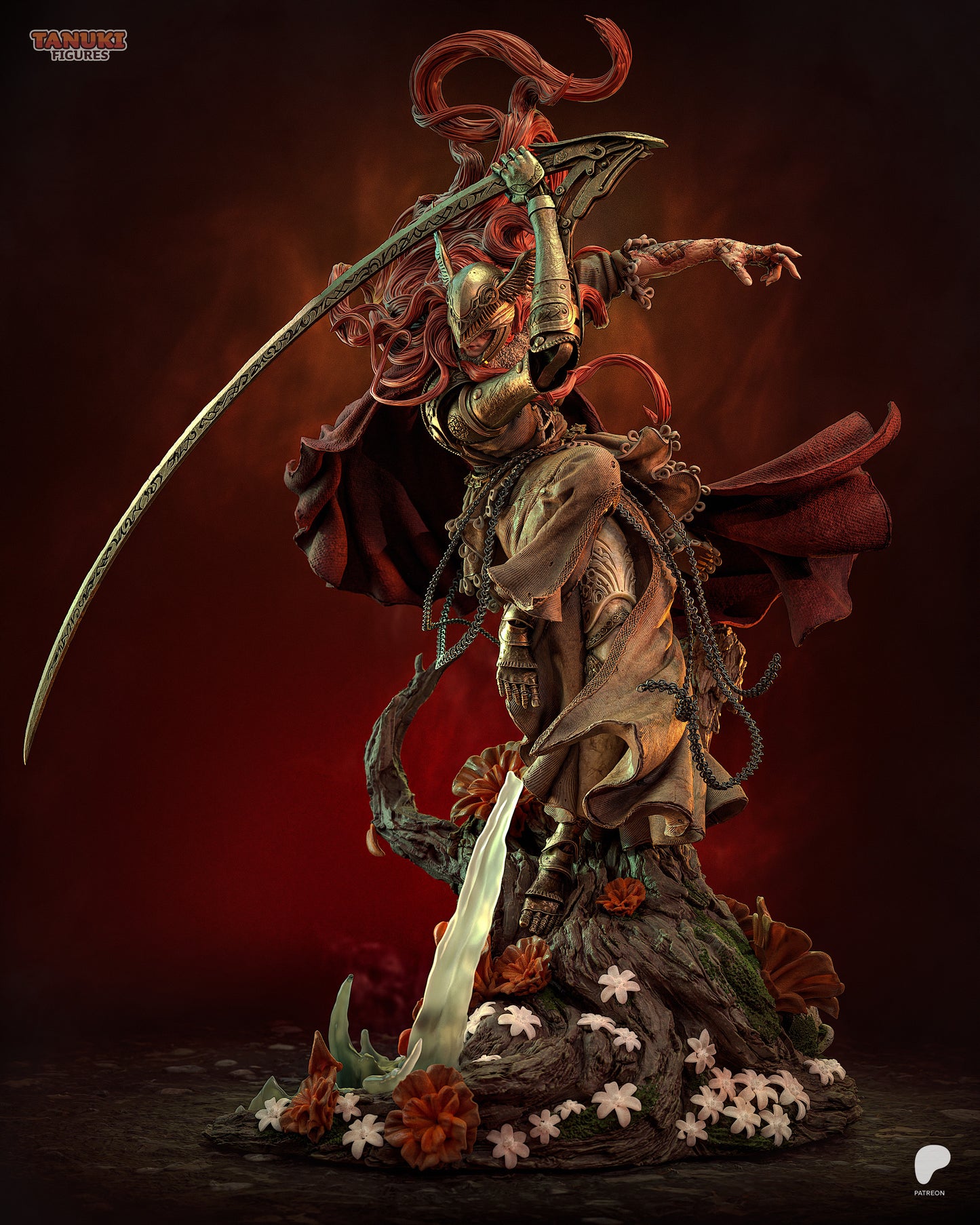 Malenia Statue 3D-Printed Kit