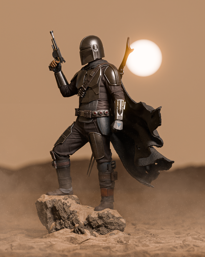 The Mandalorian Statue 3D-Printed Kit