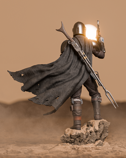 The Mandalorian Statue 3D-Printed Kit