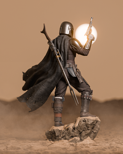 The Mandalorian Statue 3D-Printed Kit