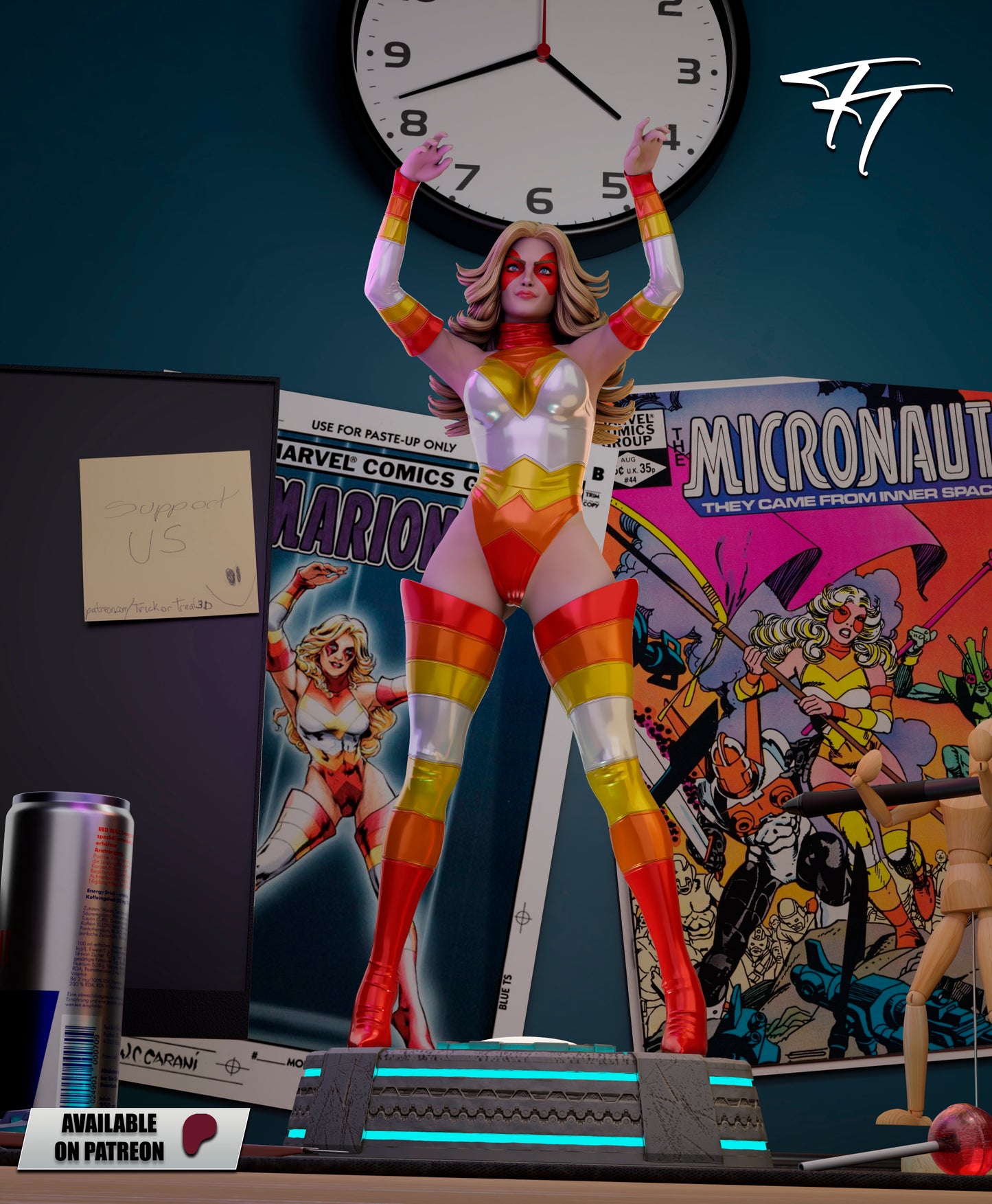 Marionette Statue 3D-Printed Kit