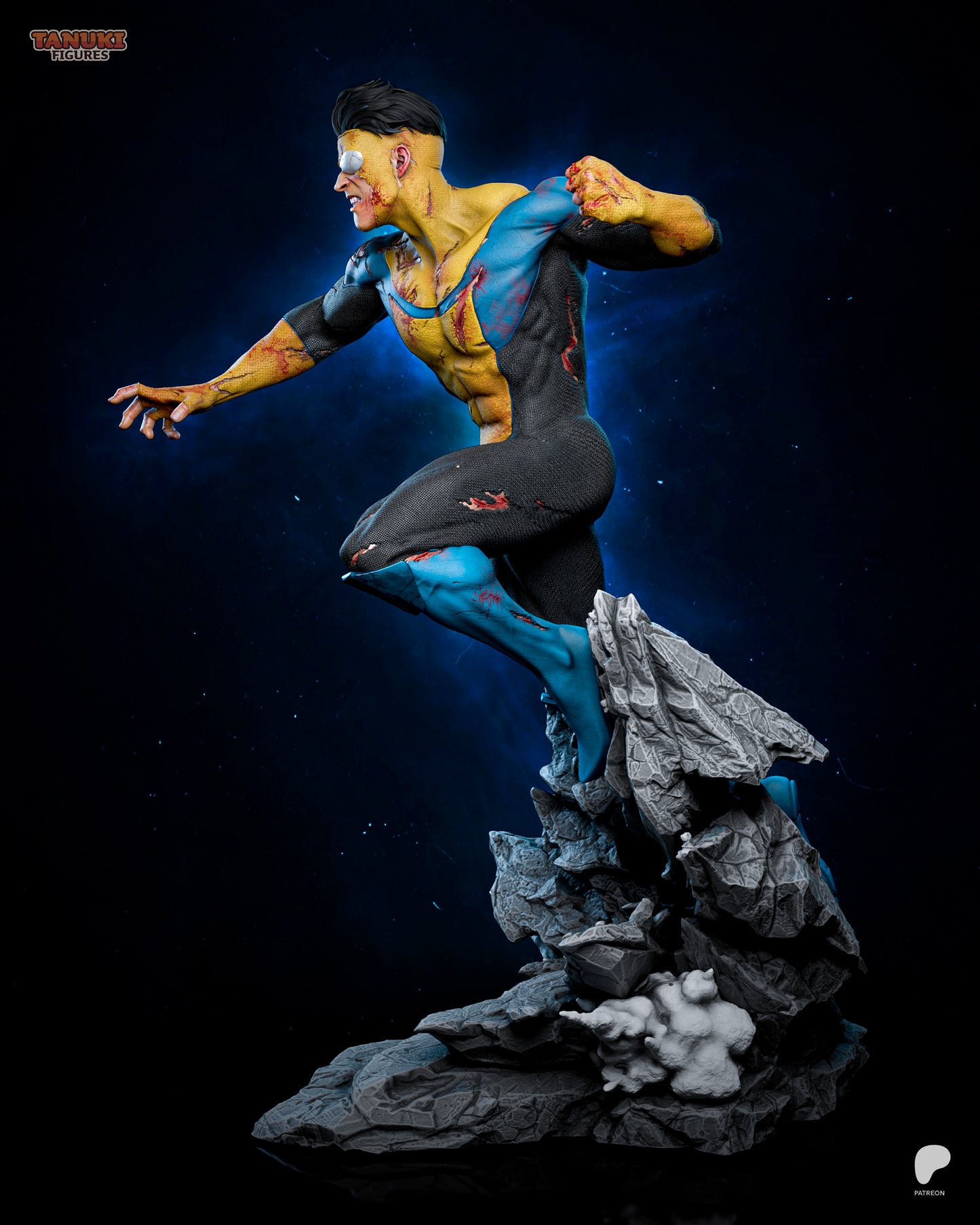 Mark - Invincible Statue 3D-Printed Kit
