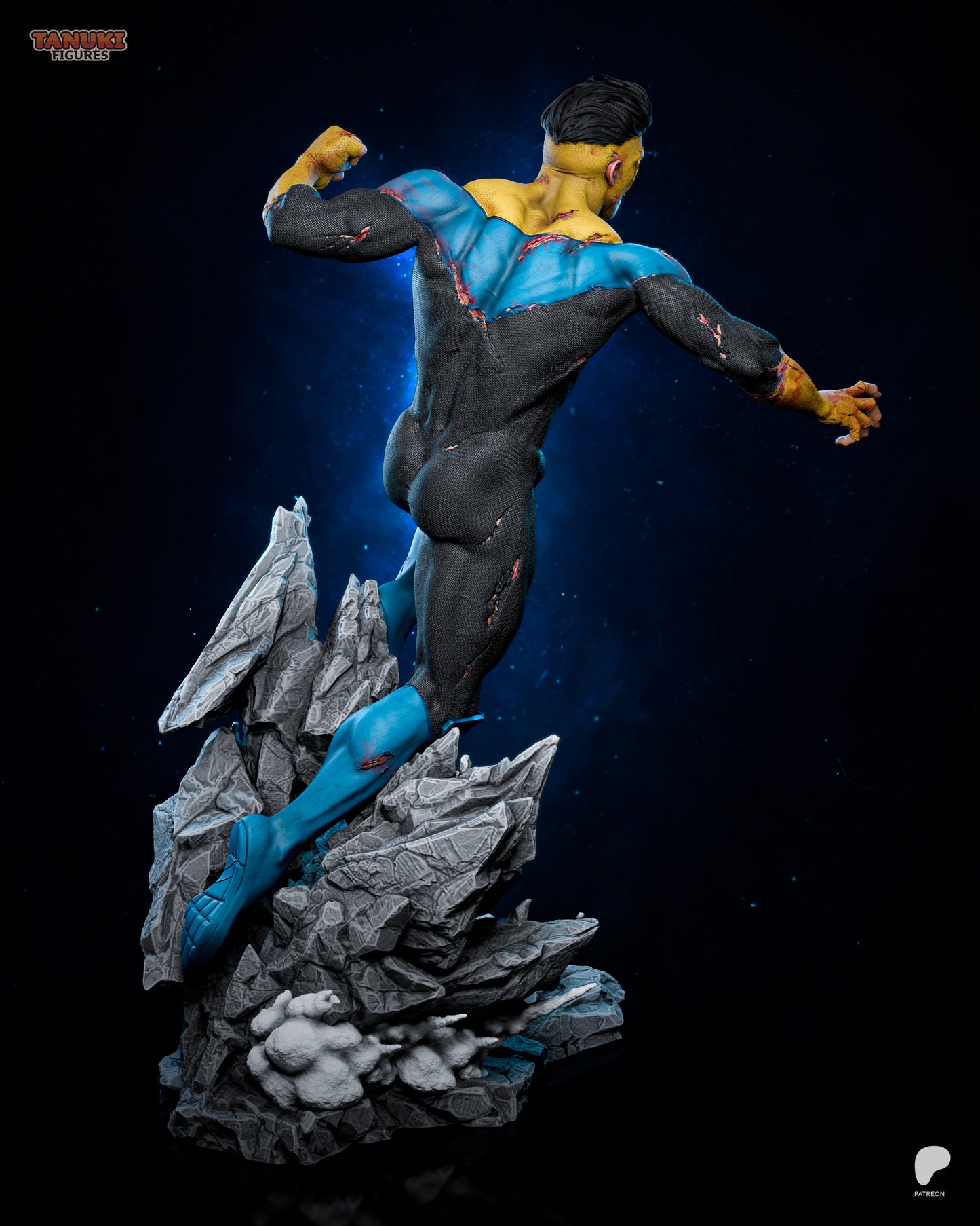Mark - Invincible Statue 3D-Printed Kit