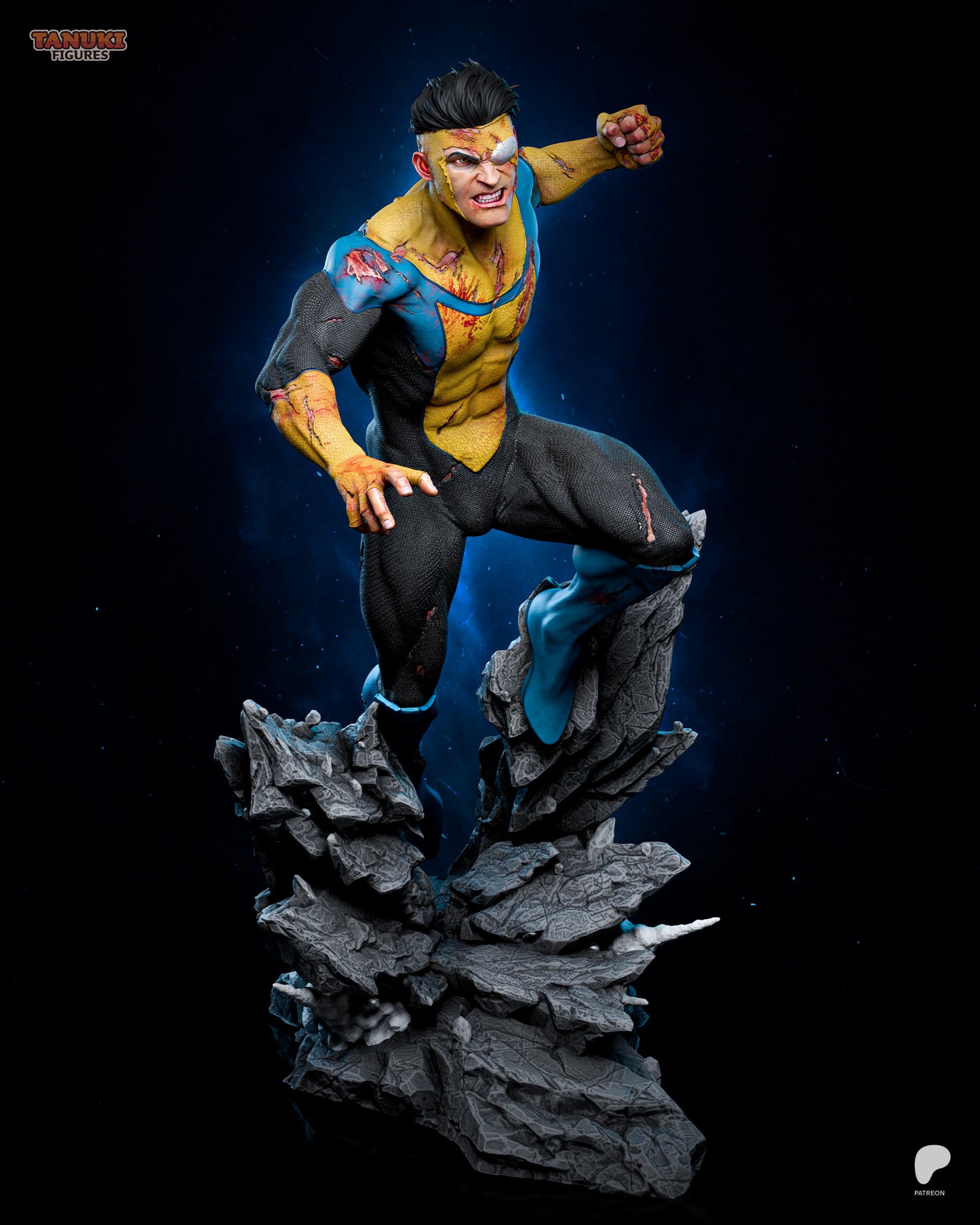 Mark - Invincible Statue 3D-Printed Kit