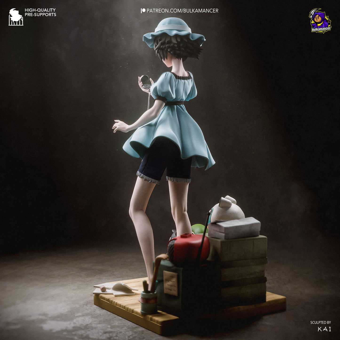 Mayuri Shiina Statue 3D-Printed Kit