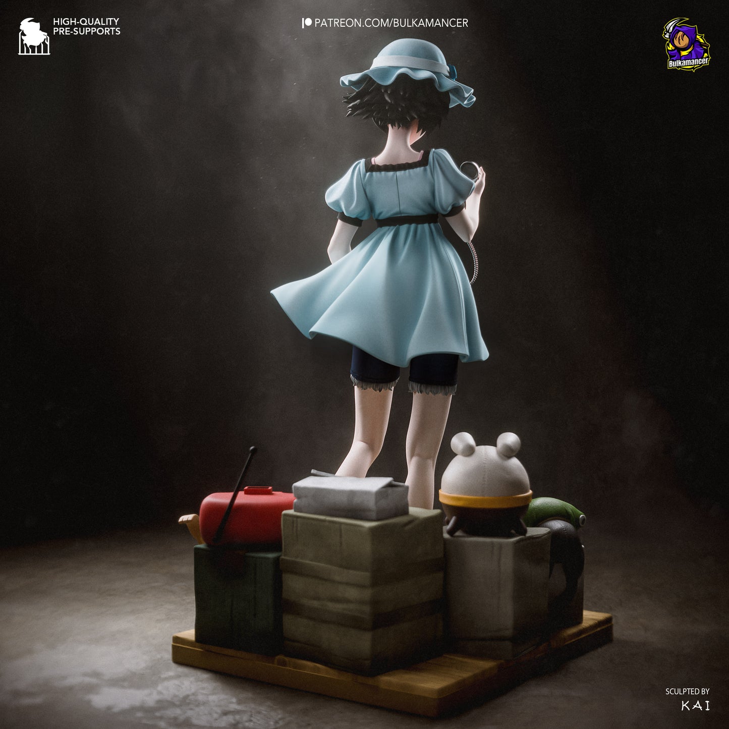 Mayuri Shiina Statue 3D-Printed Kit
