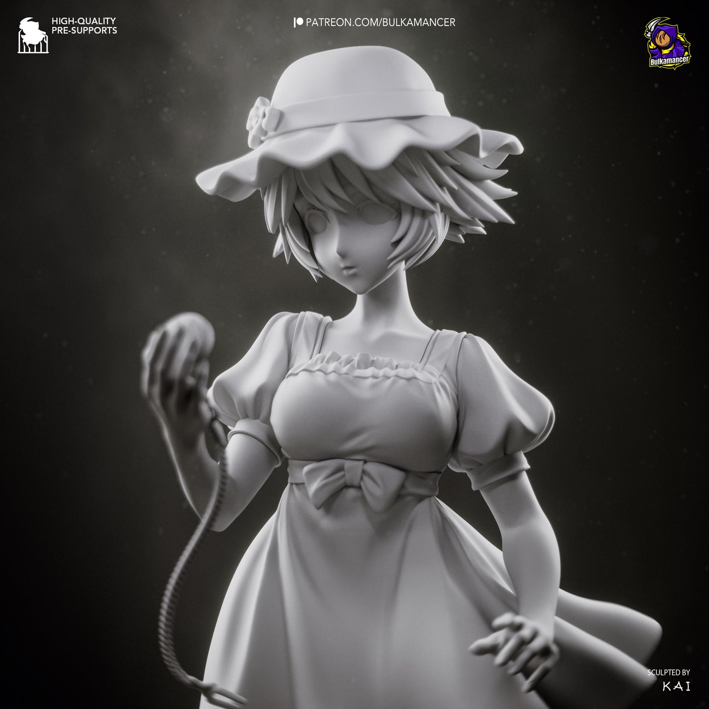 Mayuri Shiina Statue 3D-Printed Kit