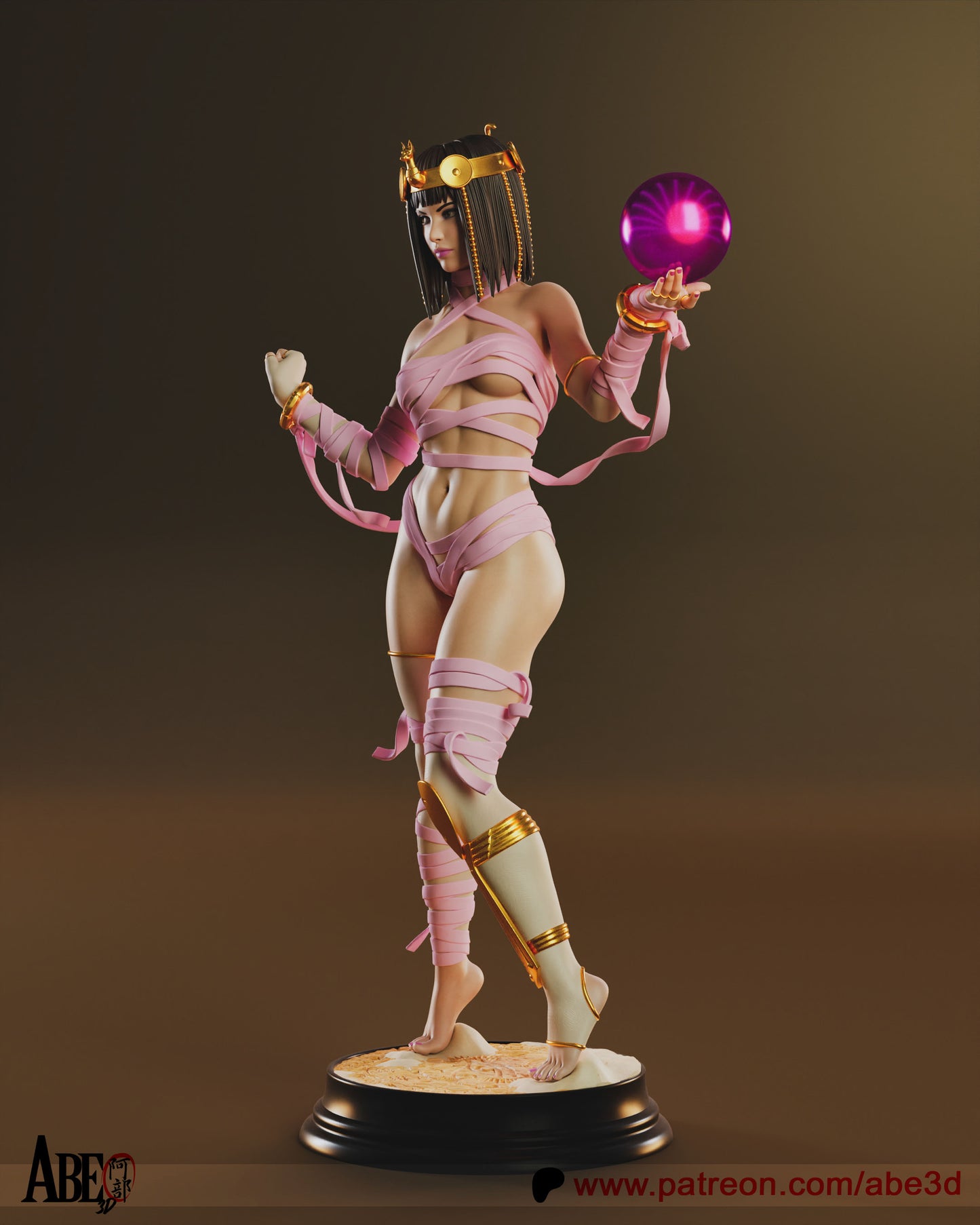 Menat Statue 3D-Printed Kit