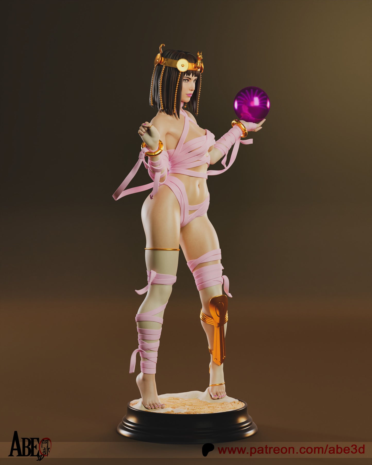 Menat Statue 3D-Printed Kit
