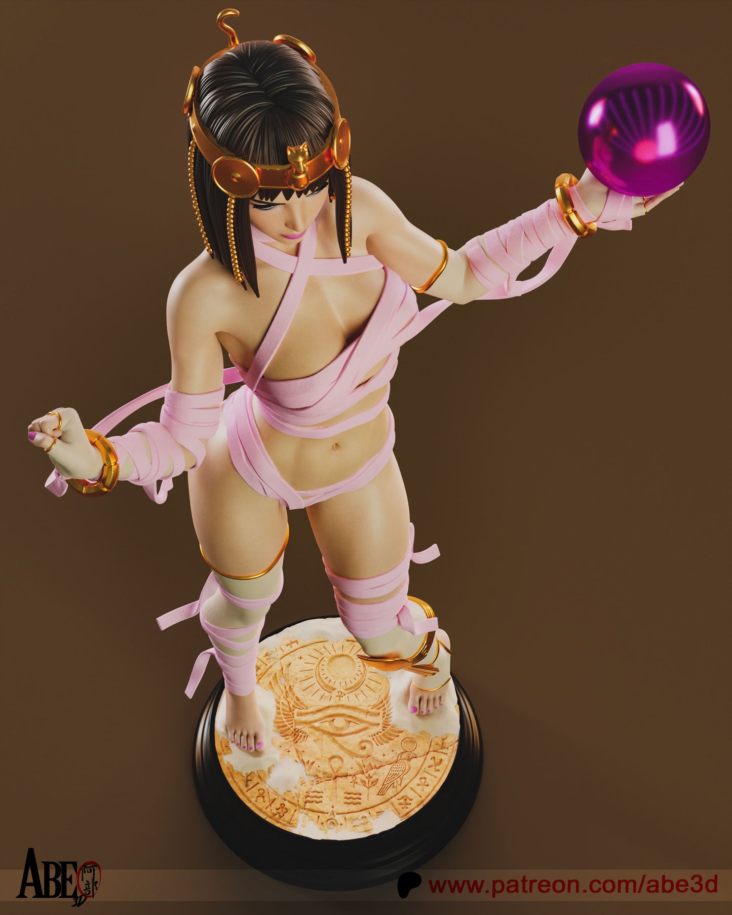 Menat Statue 3D-Printed Kit
