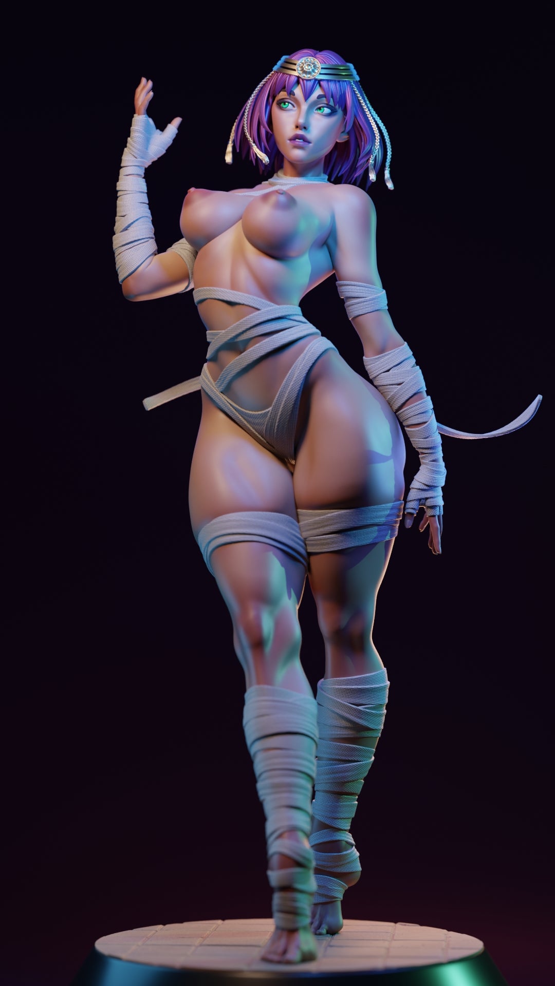 Menat Statue 3D-Printed Kit
