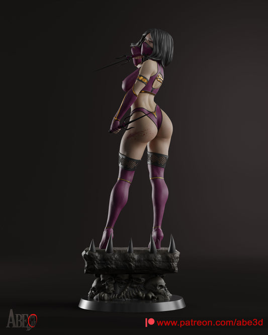 Mileena (MK) Statue