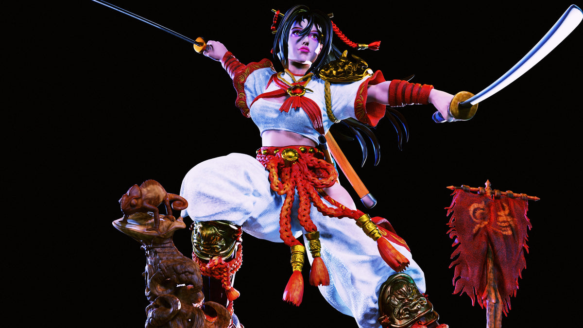 Momiji Statue 3D-Printed Kit