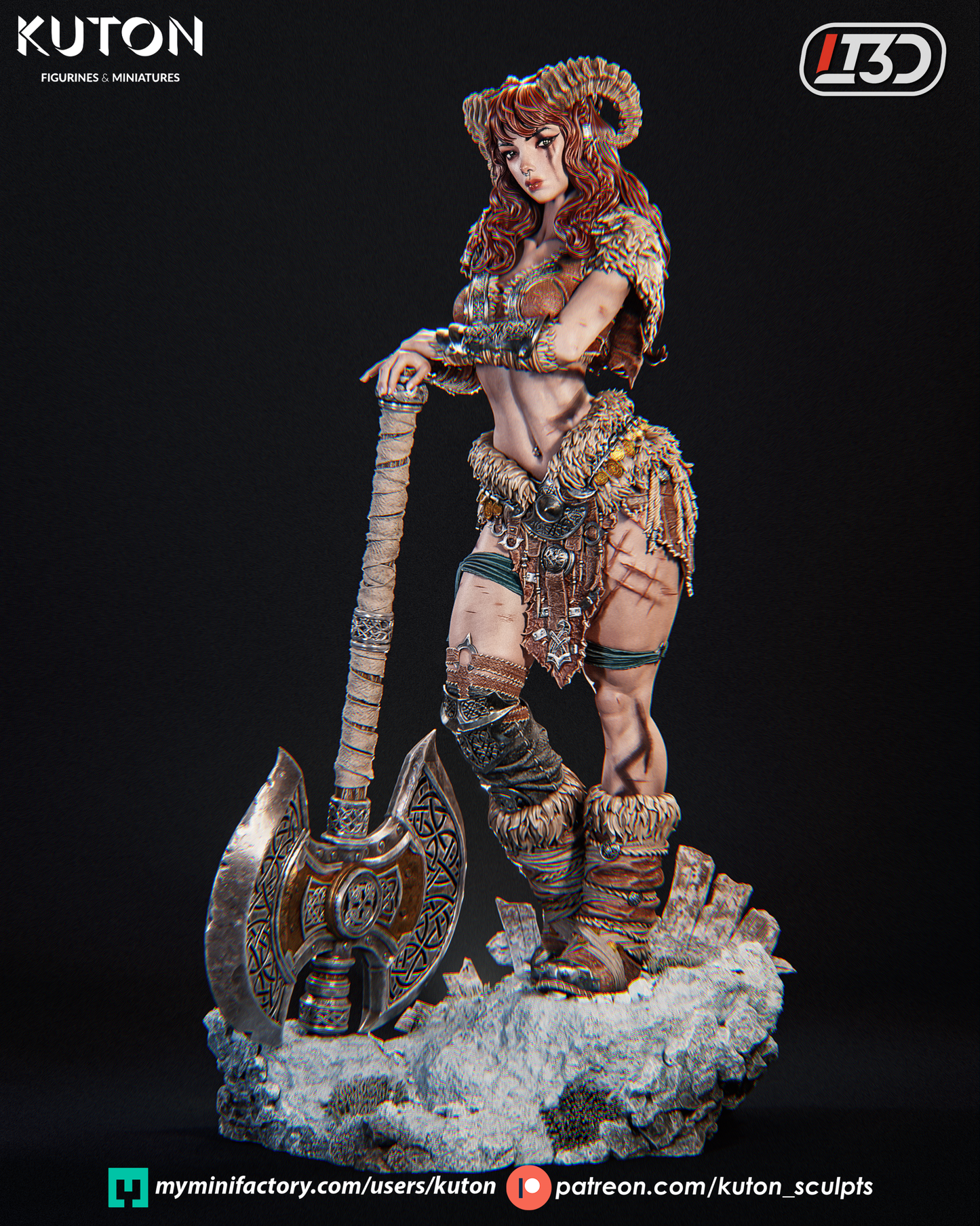 Morax Statue 3D-Printed Kit