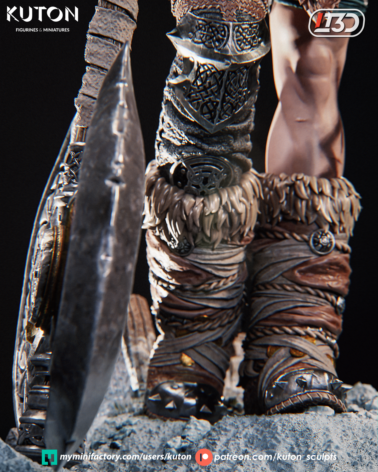 Morax Statue 3D-Printed Kit