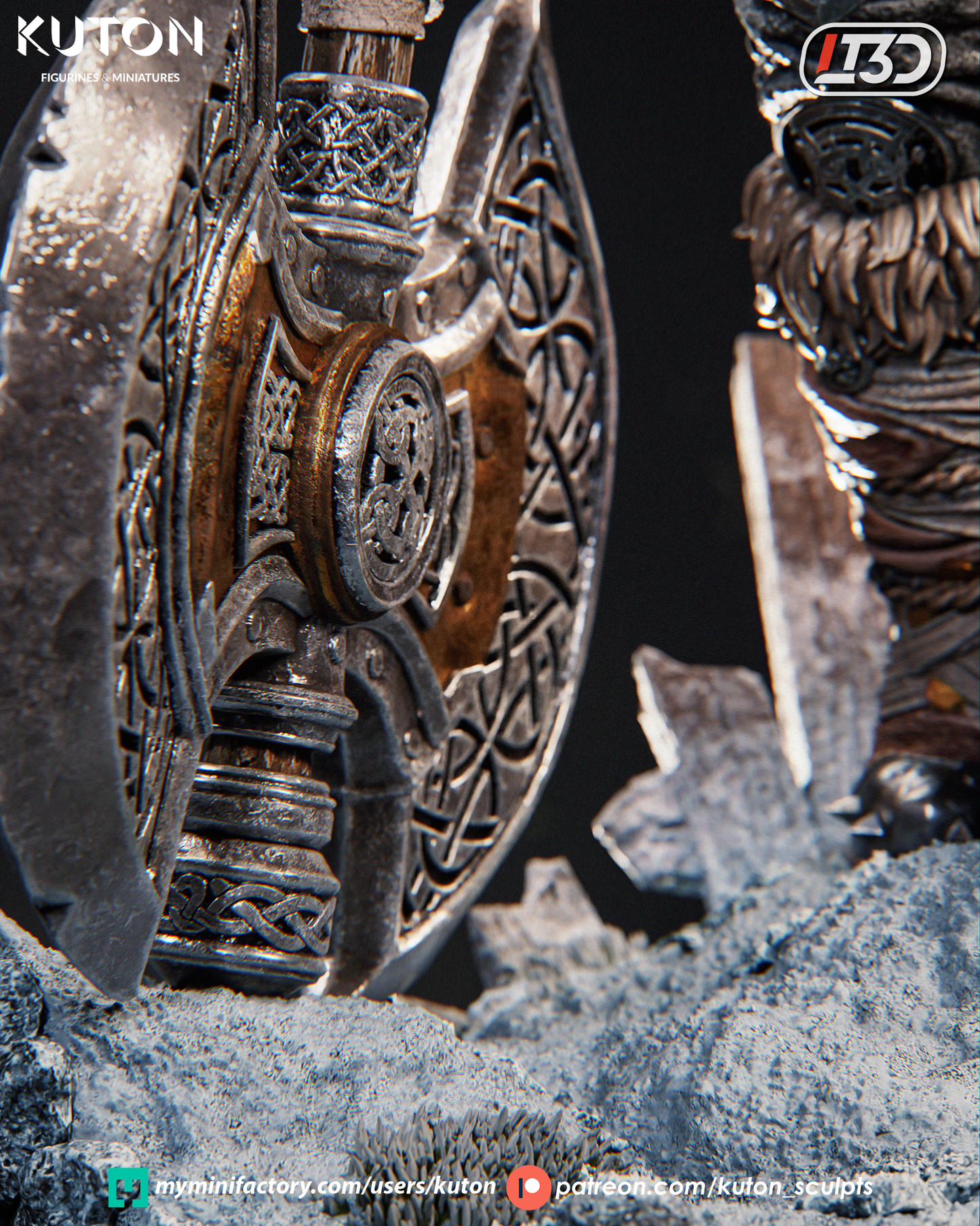 Morax Statue 3D-Printed Kit