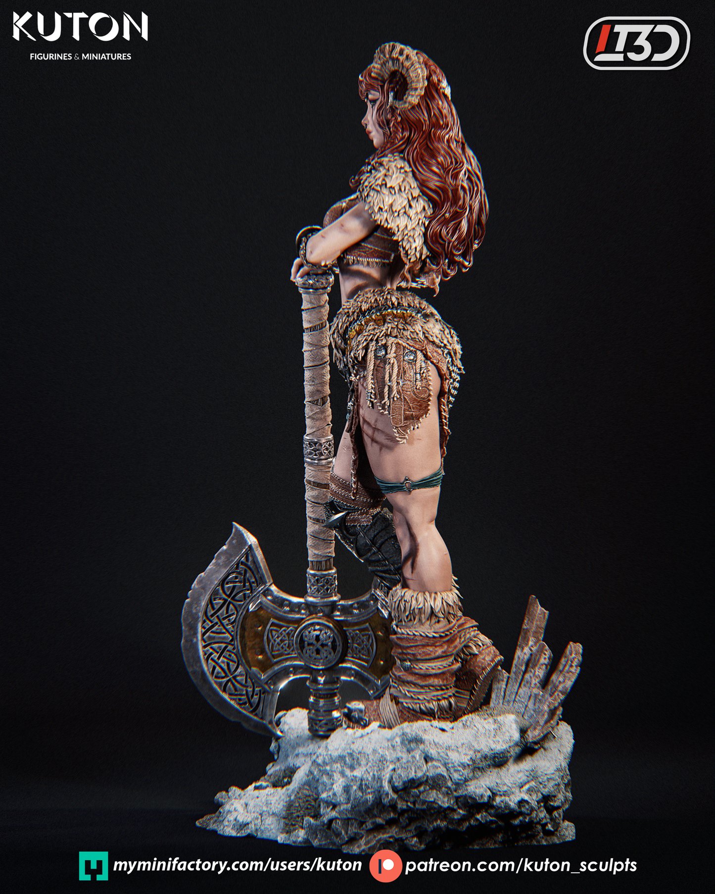 Morax Statue 3D-Printed Kit