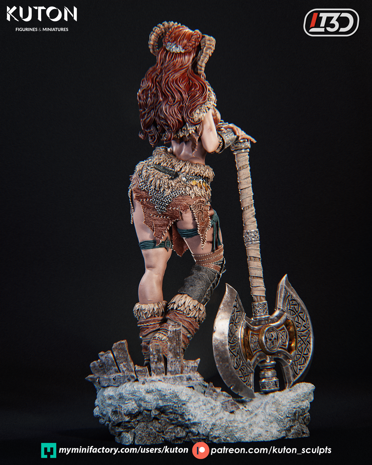 Morax Statue 3D-Printed Kit