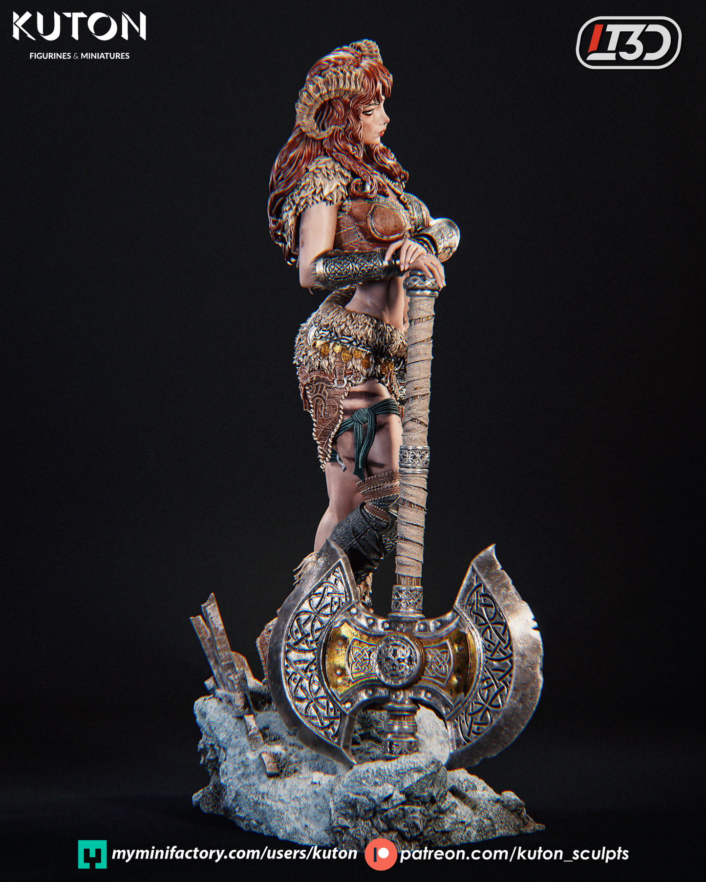 Morax Statue 3D-Printed Kit