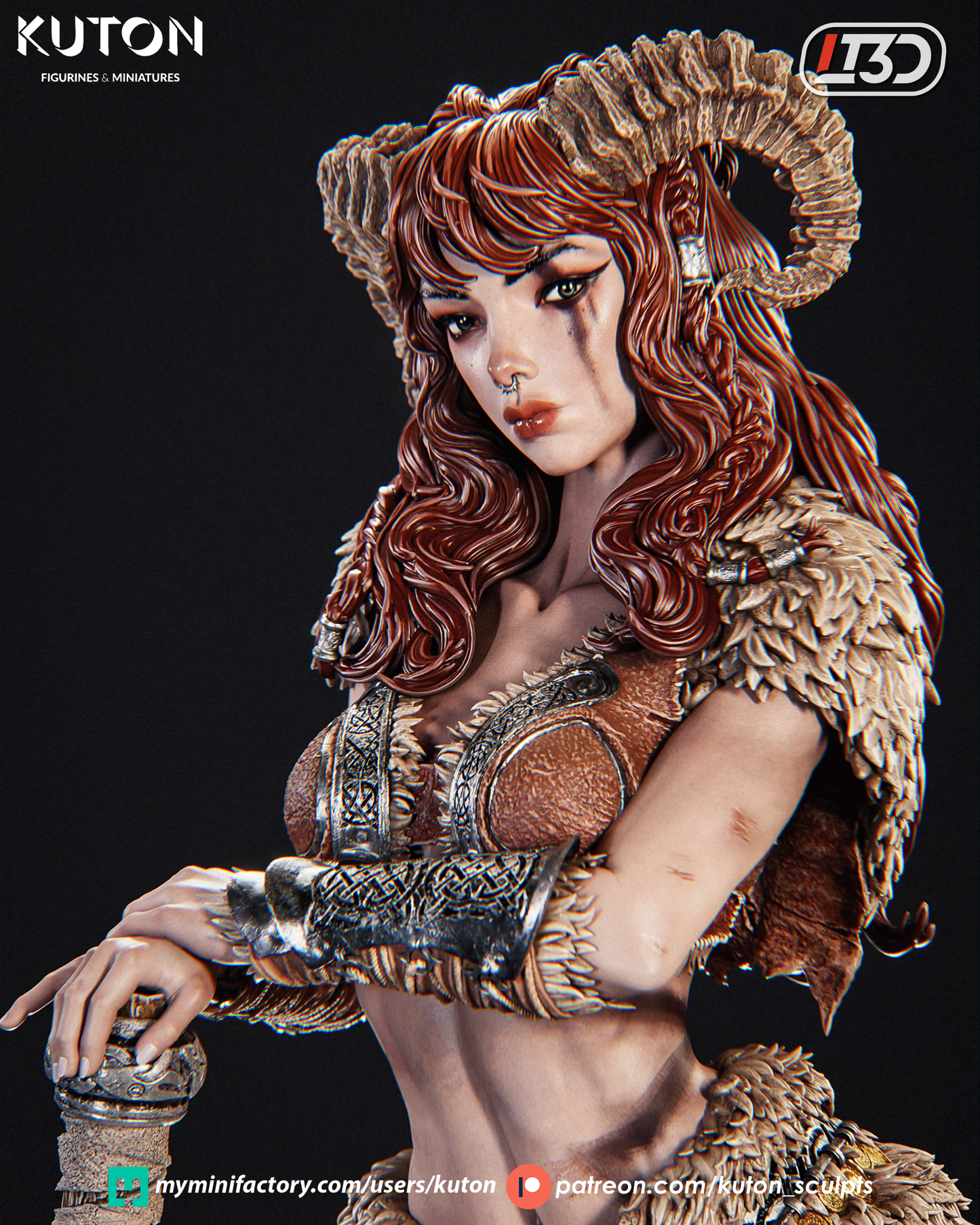 Morax Statue 3D-Printed Kit