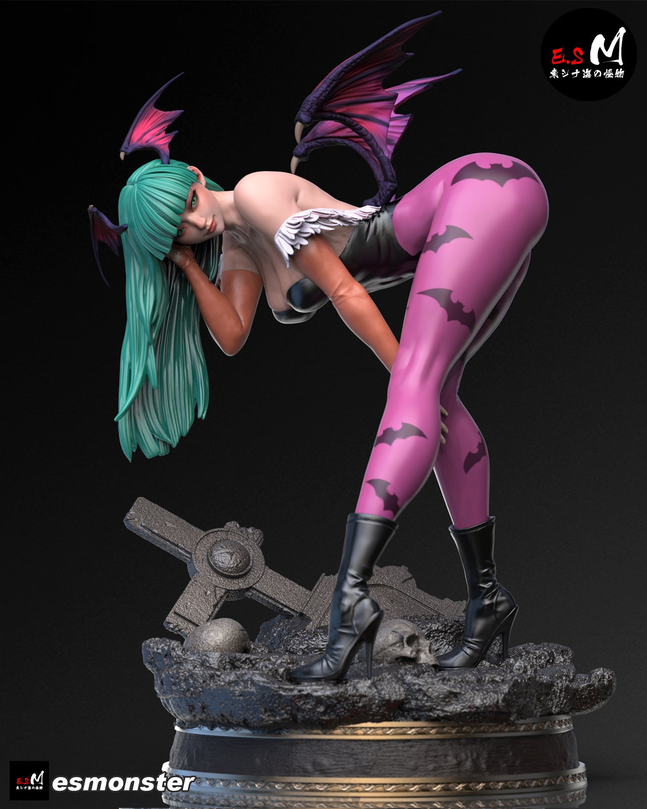 Morrigan Statue 3D-Printed Kit