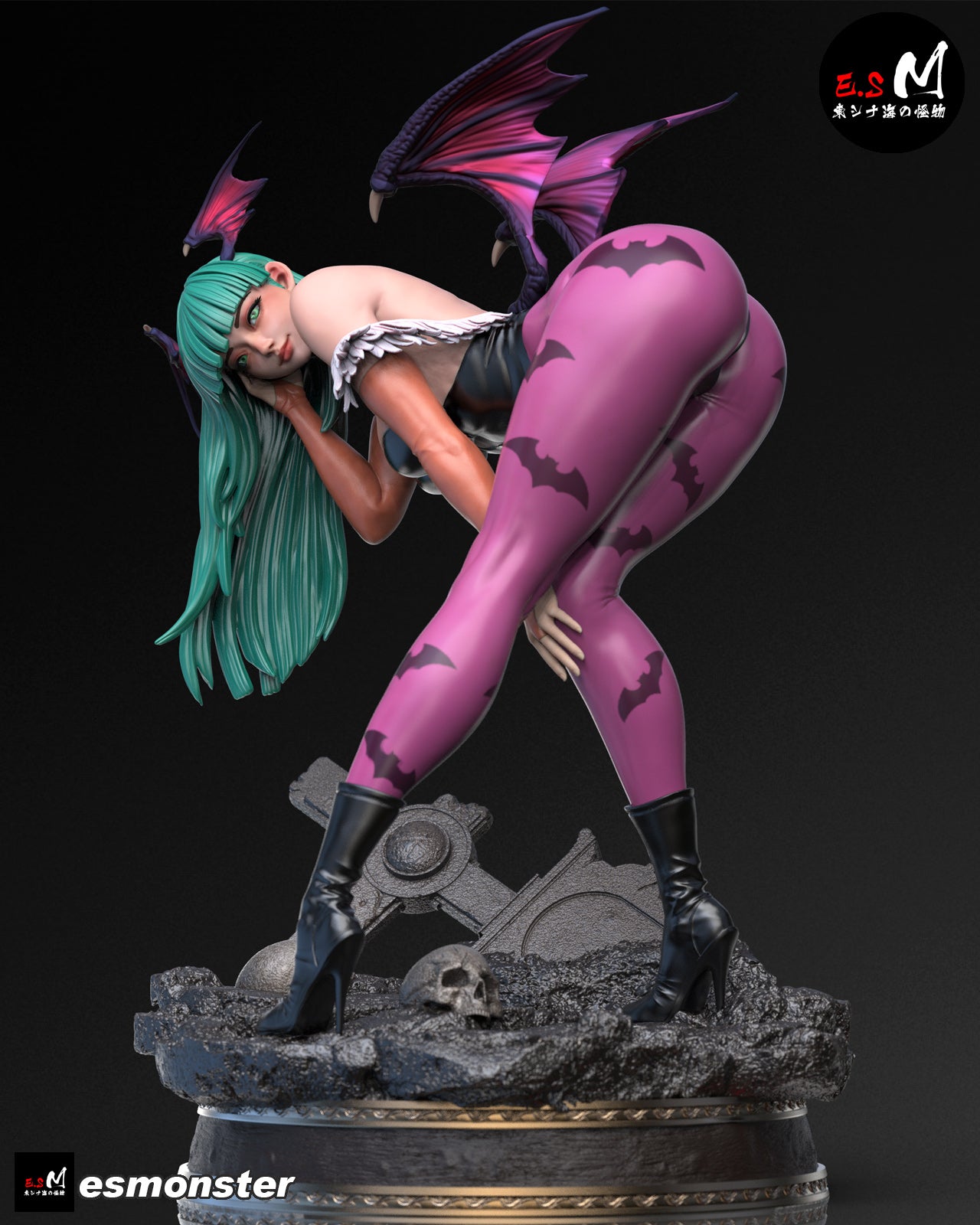 Morrigan Statue 3D-Printed Kit