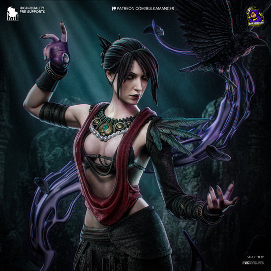 Morrigan Statue 3D-Printed Kit