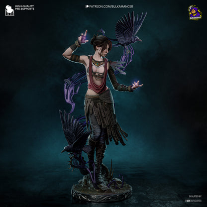 Morrigan Statue 3D-Printed Kit