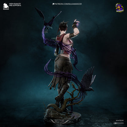Morrigan Statue 3D-Printed Kit