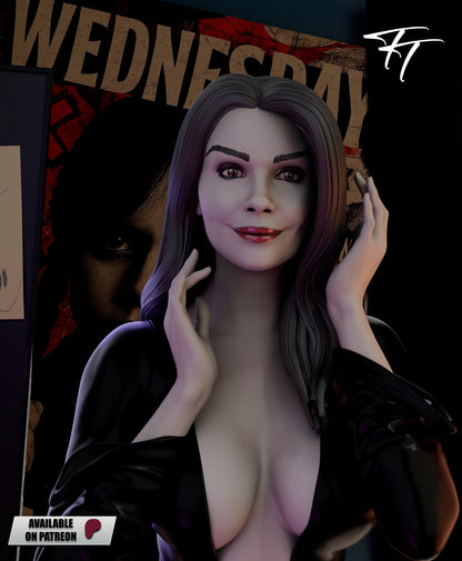 Morticia Statue