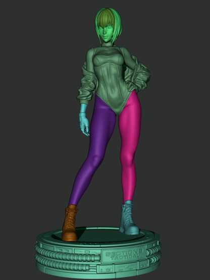 Motoko Kusanagi Statue 3D-Printed Kit