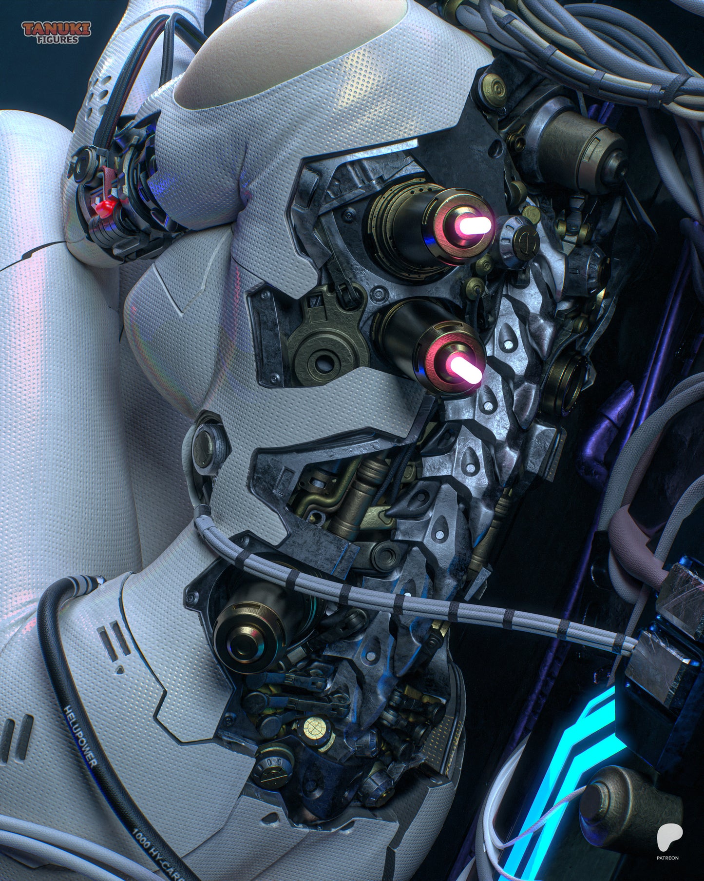 Motoko Statue 3D-Printed Kit