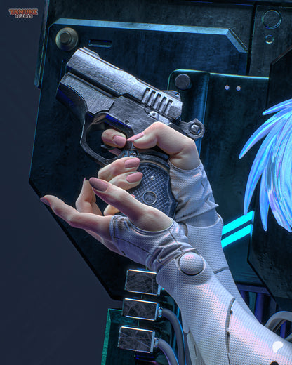 Motoko Statue 3D-Printed Kit