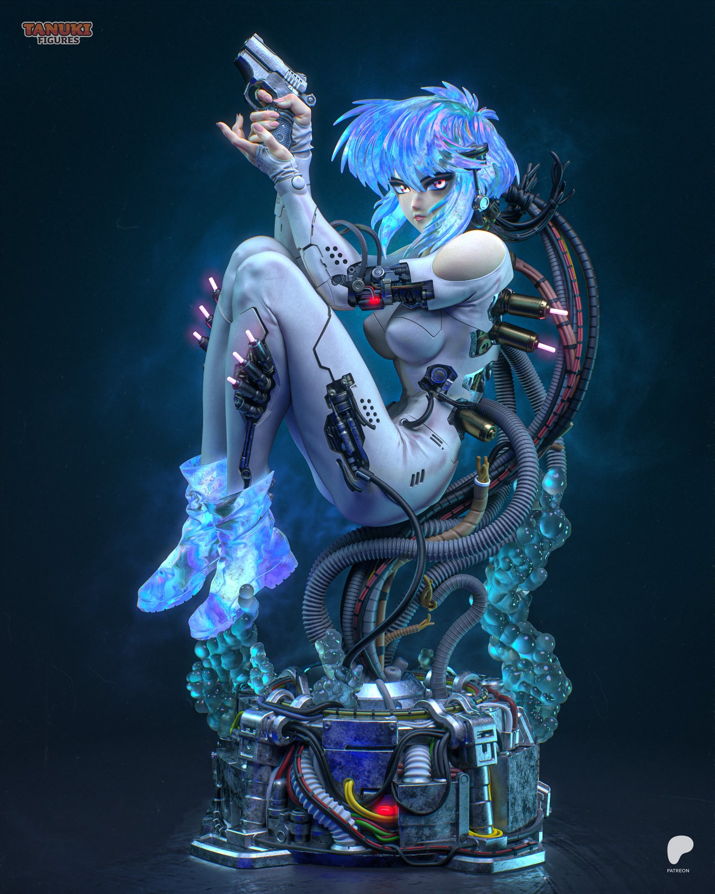 Motoko Statue 3D-Printed Kit