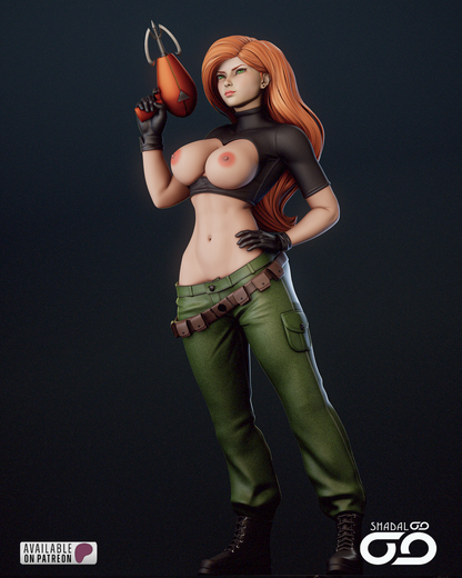 Kim Possible Statue