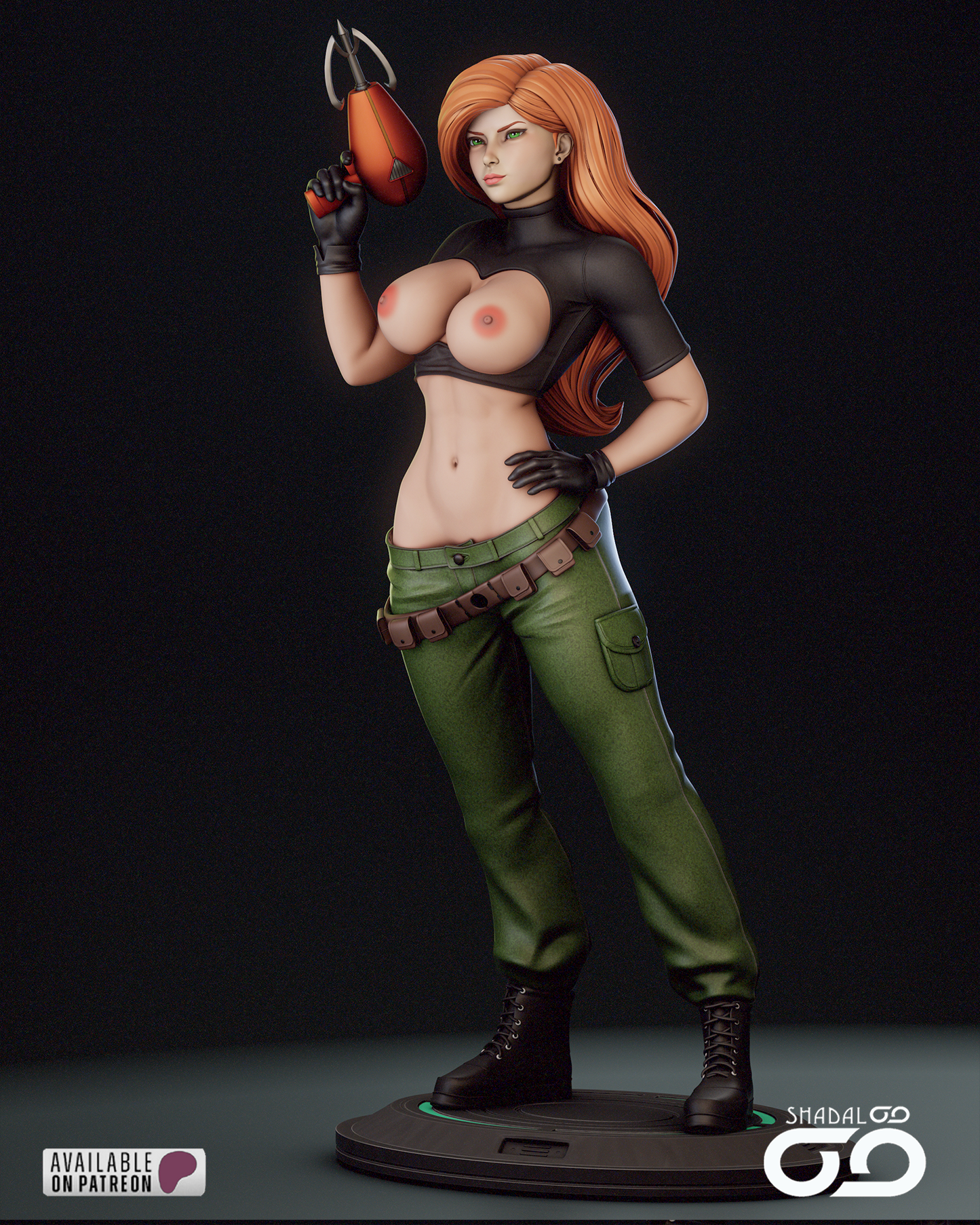Kim Possible Statue