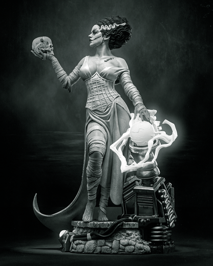 Frankenstein's Bride Statue 3D-Printed Kit