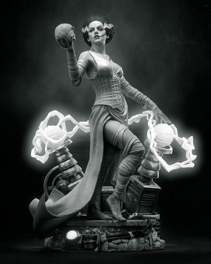 Frankenstein's Bride Statue 3D-Printed Kit