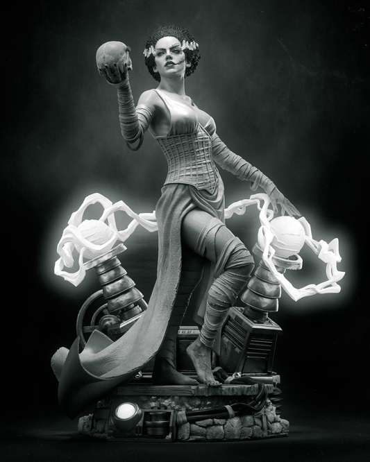 Frankenstein's Bride Statue 3D-Printed Kit