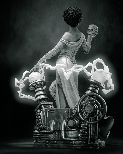 Frankenstein's Bride Statue 3D-Printed Kit