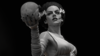 Frankenstein's Bride Statue 3D-Printed Kit