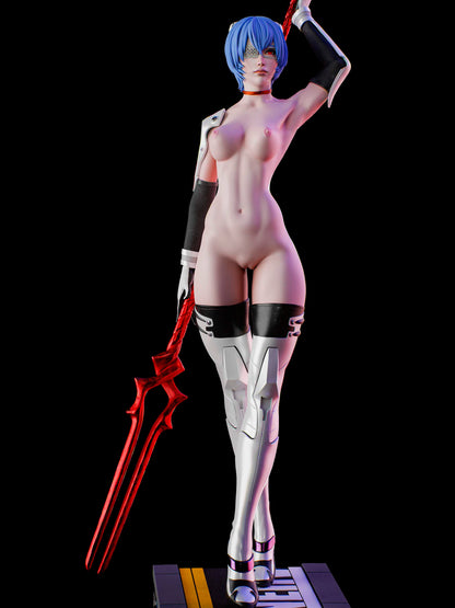 Rei Ayanami Statue 3D-Printed Kit